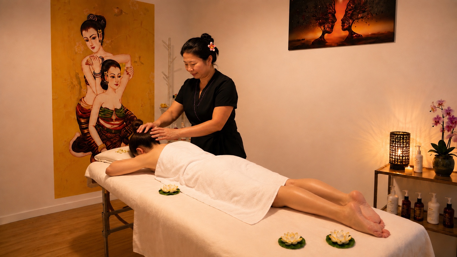 Massage de la tête et de la nuque à Mandelieu-la-Napoule